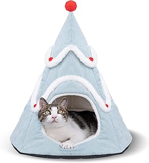 Cozy Pet Teepee Bed for Cats and Small Dogs