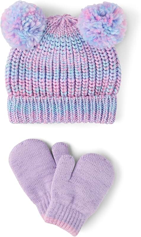 Baby and Toddler Winter Hat and Mittens Set