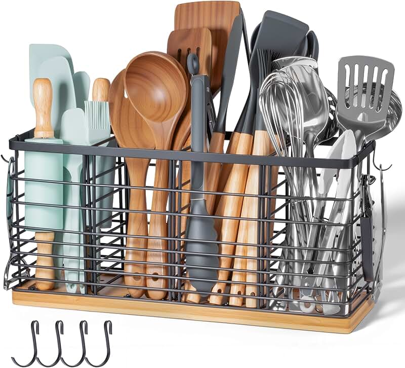 Wooden Kitchen Utensils and Cookware Set