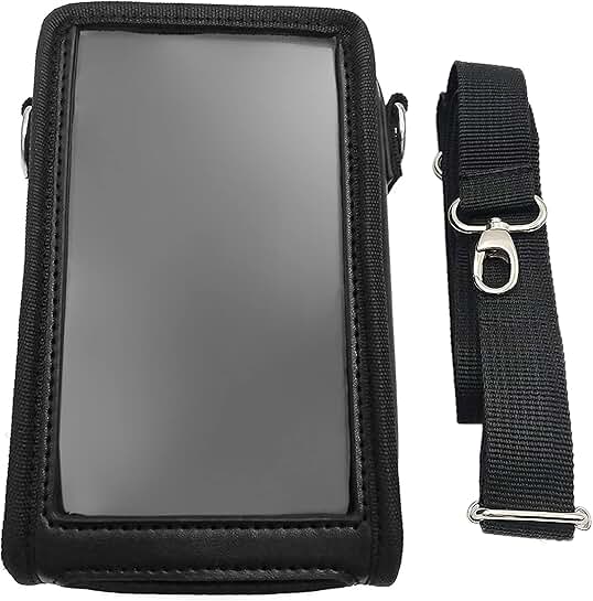 Black Square POS Device Carrying Case with Straps