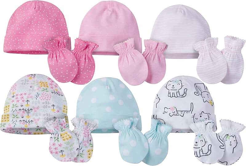 Baby Cap and Mitten Set for All