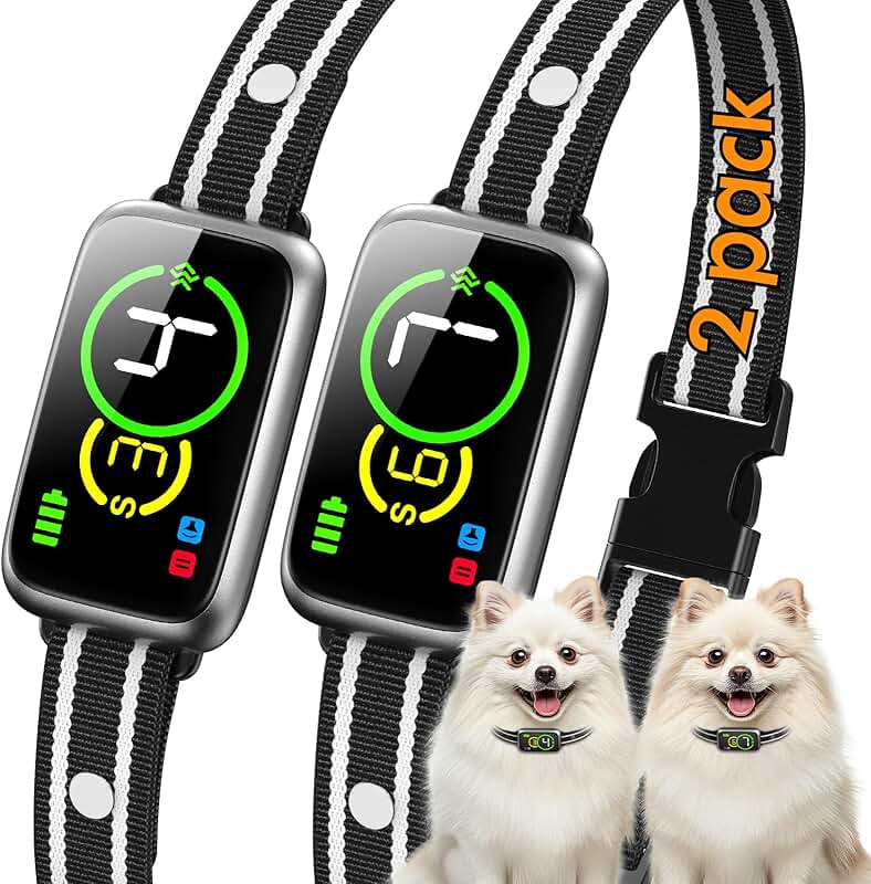 Smart Dog Bark Collar with Beep and Vibration