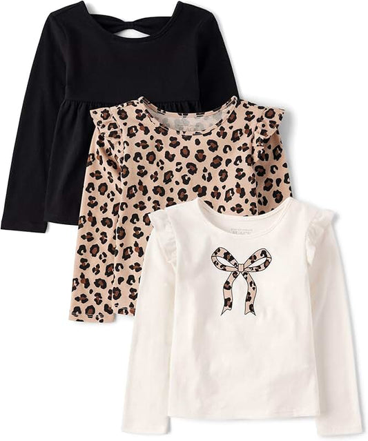 Baby Girl and Toddler Long Sleeve Knit Shirt
