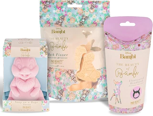 Thumper and Bambi Bath Gift Set with Fizzers and Headband