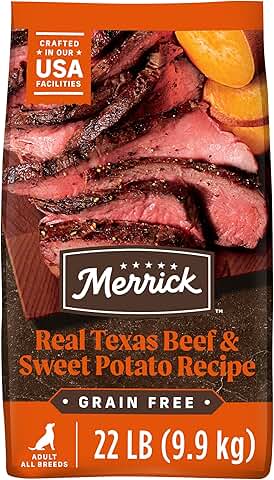 Premium Grain-Free Dry Dog Food with Beef and Sweet Potato