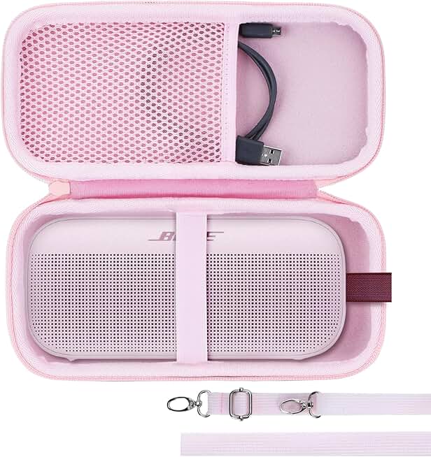 Petal Pink Hard Case for Portable Speaker