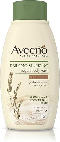 Moisturizing Yogurt Body Wash with Oat and Vanilla, 12 oz, Pack of 3