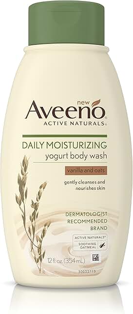 Moisturizing Yogurt Body Wash with Oat and Vanilla, 12 oz, Pack of 3