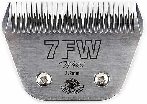 7F Wide Blade for Dog Grooming, Durable Japanese Steel