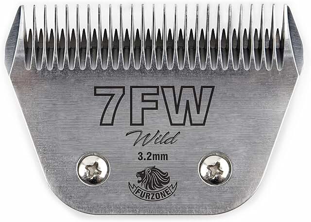 7F Wide Blade for Dog Grooming, Durable Japanese Steel