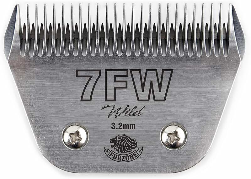 7F Wide Blade for Dog Grooming, Durable Japanese Steel