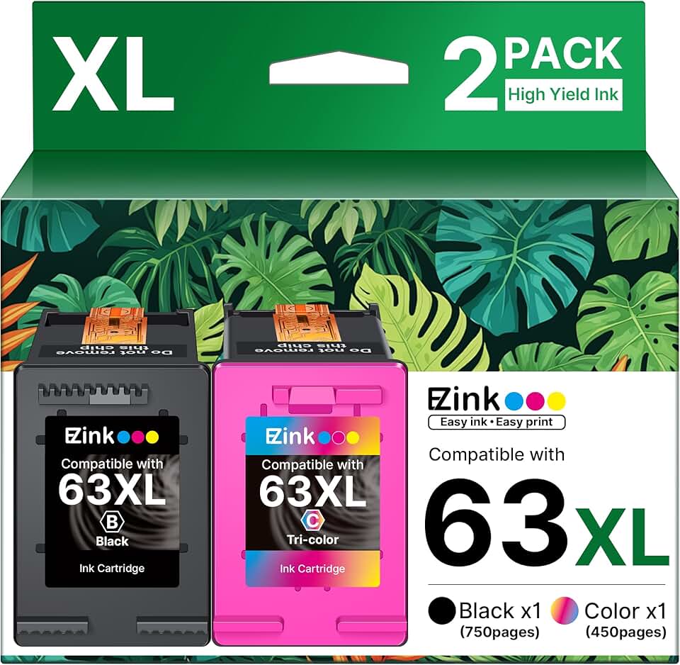 Black and Color Ink Cartridges Replacement Pack