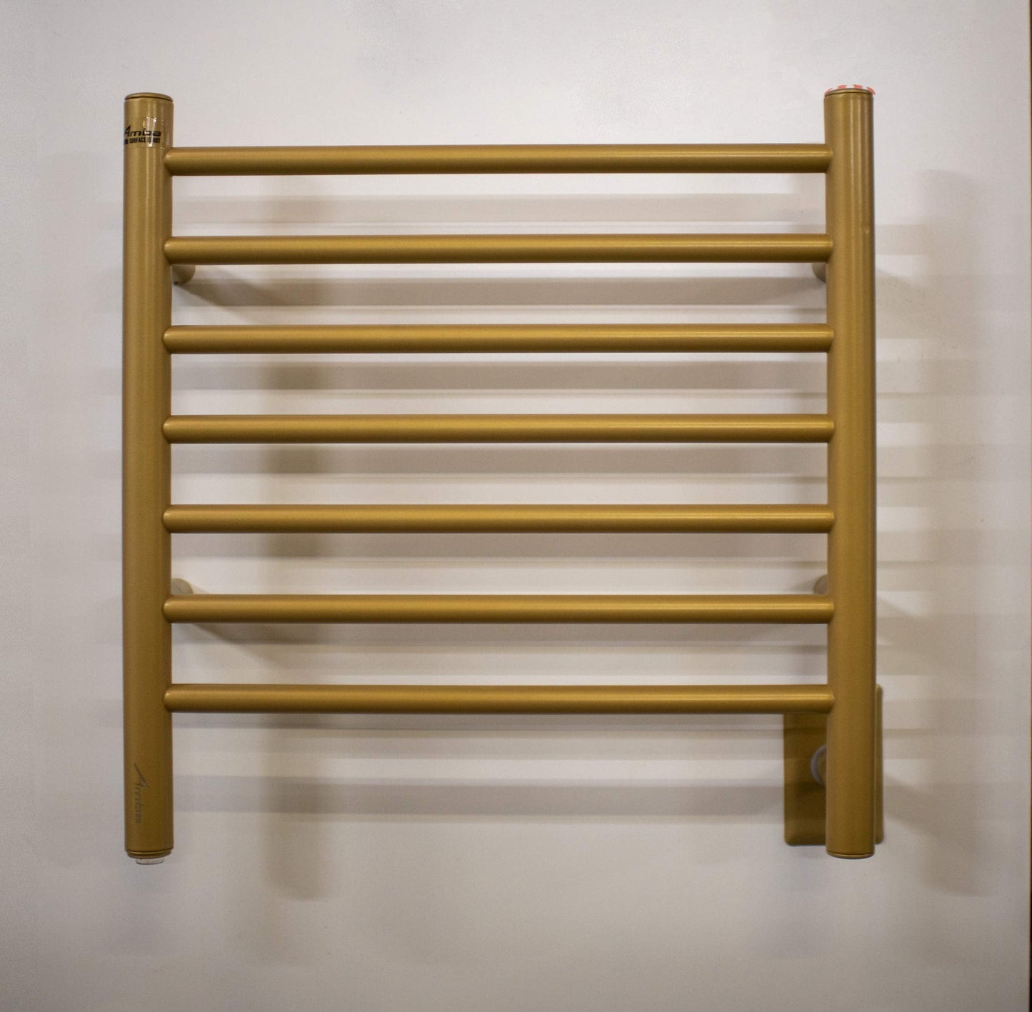 Radiant Small RWHS-SSB 7-Bar Plug-in with Hardwire Kit Towel Warmer in Br