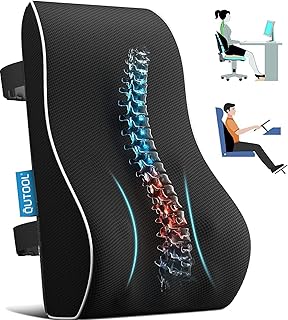 Adjustable Lumbar Support Pillow for Chair and Car