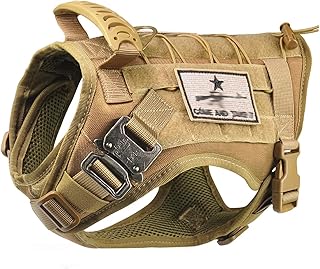 Tactical Dog Vest with Handle and Molle System