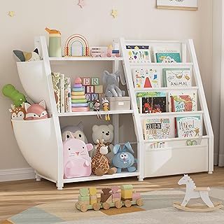 Kids' 3-Tier Book and Toy Storage Shelf