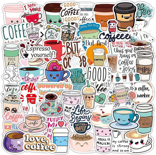 50 Waterproof Cute Vinyl Stickers for Water Bottles and More