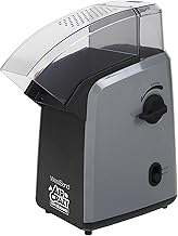 Air Crazy On Demand Hot Air Popcorn Popper, 4-Quart Black