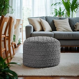 20x14 Inch Unfilled Ottoman Cover for Living Room and Bedroom