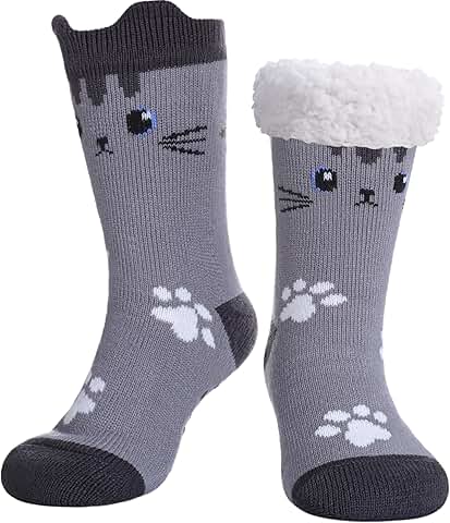 Fuzzy Cozy Slipper Socks for Women