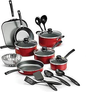 18-Piece Nonstick Cookware Set with Stay-Cool Handles