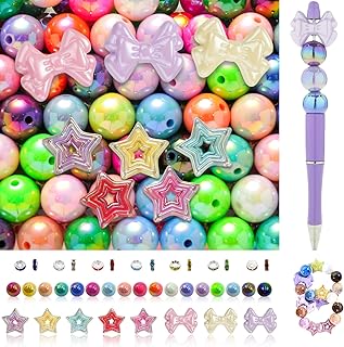 253-Piece Acrylic Beads Set for Crafts and Jewelry