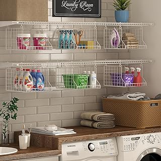 3-Tier Foldable Laundry Basket with Rotating Hooks