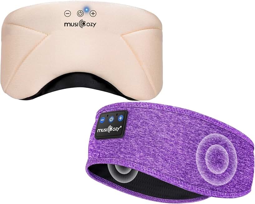 Wireless Sleep Headphones with Eye Mask and 14H Playtime