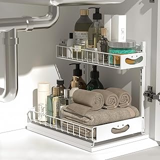 Under Sink Organizer with Pull-Out Drawers