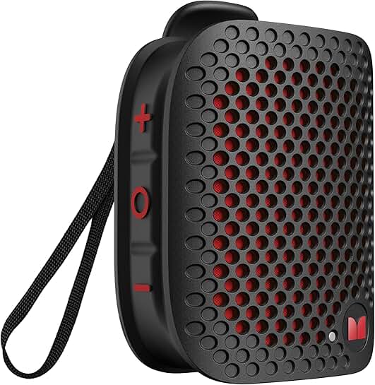 Small waterproof clip-on Bluetooth speaker with mic