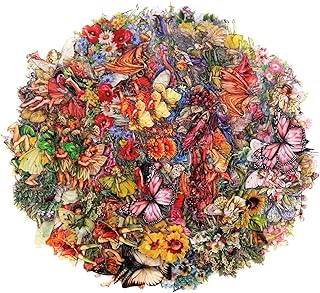 Vintage Flower Fairy Sticker Set for Journaling and Crafts