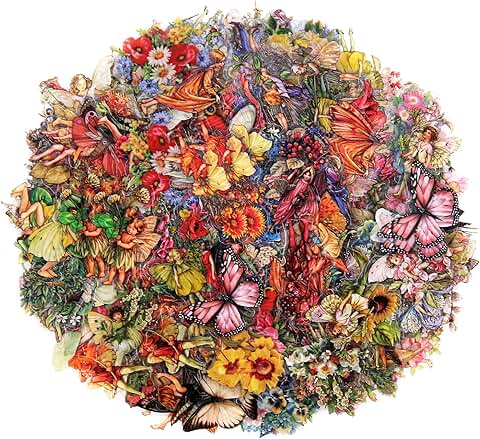 Vintage Flower Fairy Sticker Set for Journaling and Crafts