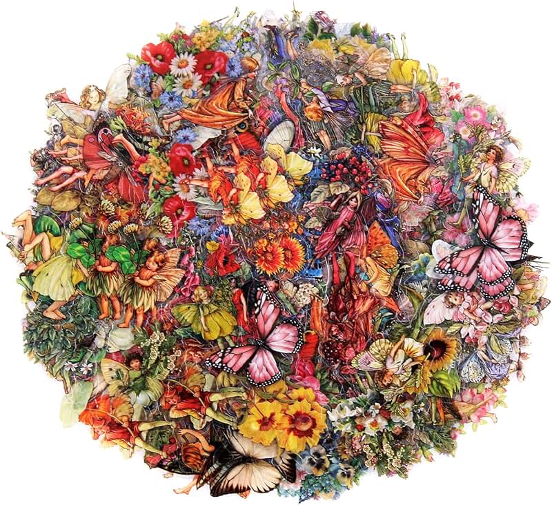 Vintage Flower Fairy Sticker Set for Journaling and Crafts