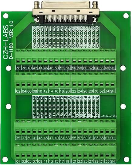 68-Pin VHDCI DSUB SCSI Breakout Board
