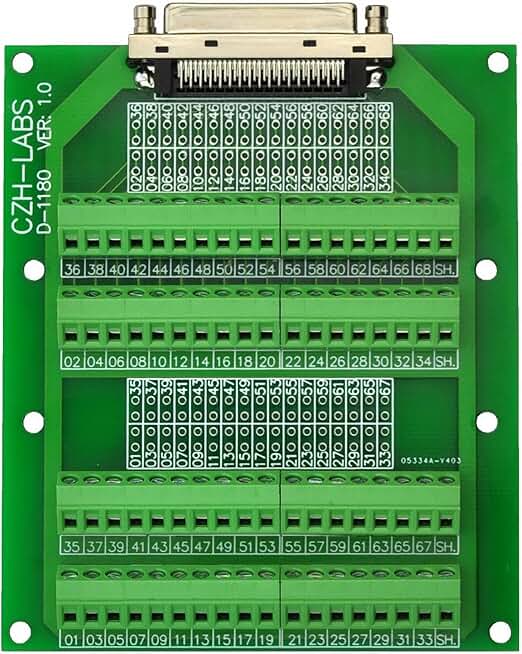 68-Pin VHDCI DSUB SCSI Breakout Board