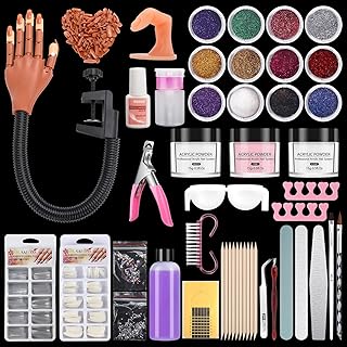 Practice Hand for Acrylic Nails with Nail Kit