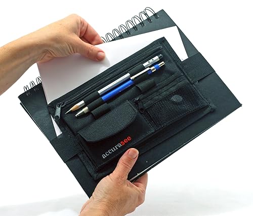 Sketch Caddie for Artists with Elastic Band Attachment