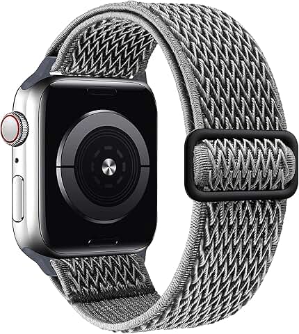 Adjustable Elastic Nylon Solo Loop for Smartwatch
