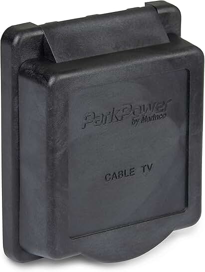 Black TV and HDMI inlet