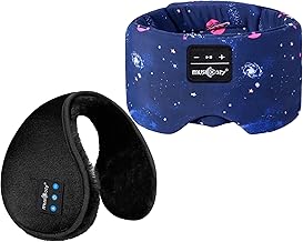 Wireless Sleep Mask with Headphones and Adjustable Band