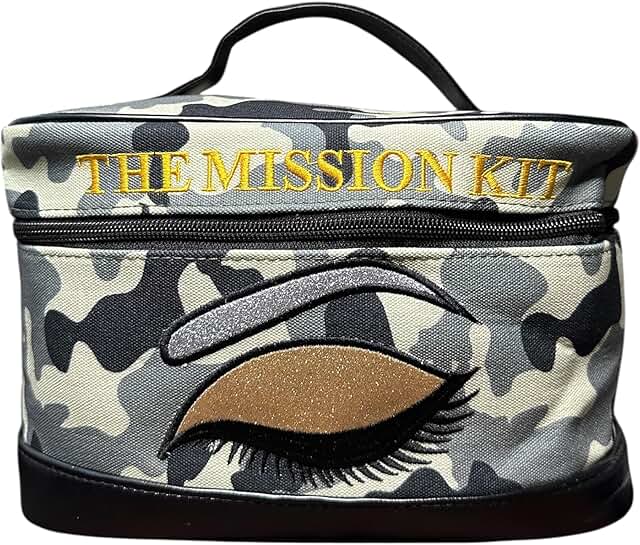 Luxe Camouflage Travel Toiletry Bag with Large Compartments