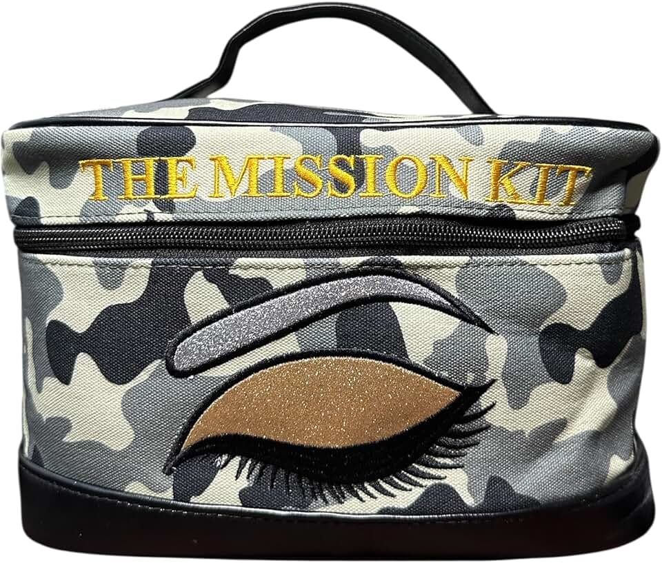 Luxe Camouflage Travel Toiletry Bag with Large Compartments