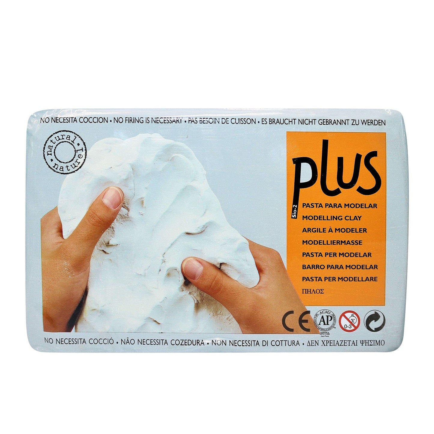 White Plus Natural Self-Hardening Clay 2.2 lbs