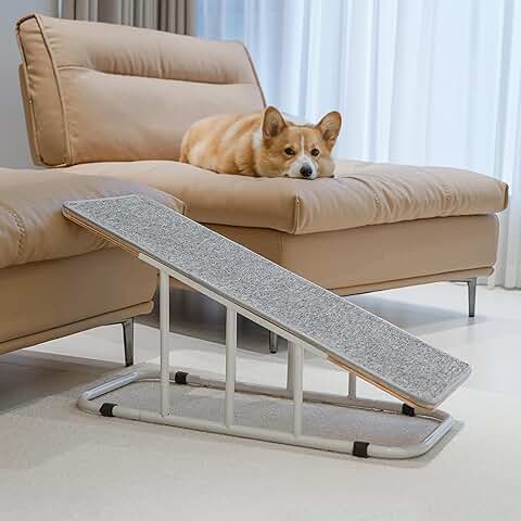 Dog Ramp for Bed and Couch, Anti-Slip Steps