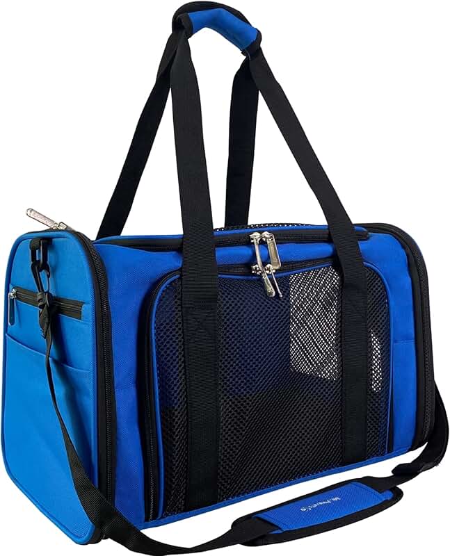 Soft Sided Pet Carrier for Cats and Small Dogs
