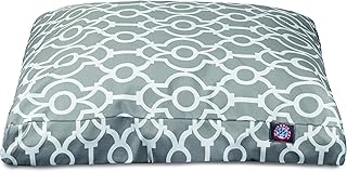 Large Gray Rectangle Pet Bed