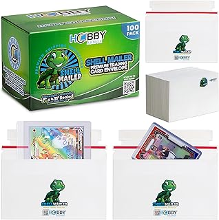 100 Trading Card Mailer Envelopes, 7" x 4.35"