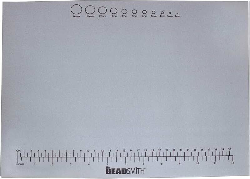 Non-Slip Treasure Mat, 11x14 inches with measurements