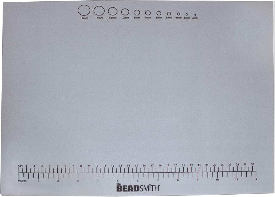 Non-Slip Treasure Mat, 11x14 inches with measurements