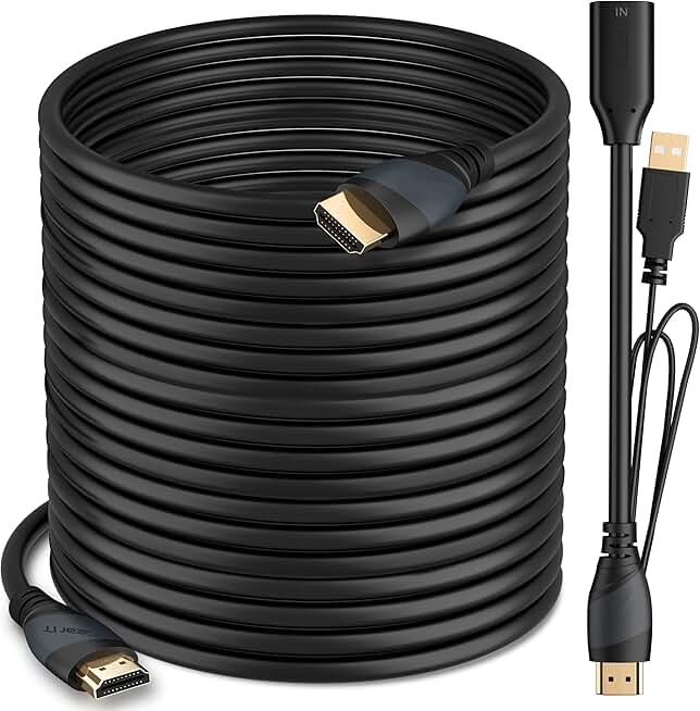 100-Foot 4K HDMI Cable with Signal Booster